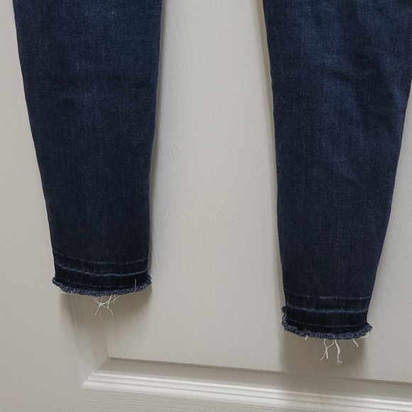 Just Black skinny frayed jeans cropped size 25P - Picture 4 of 8